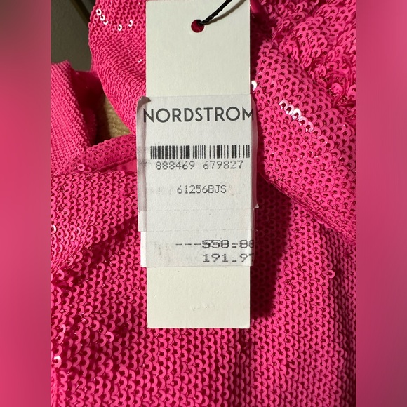 L’Agence Pink Sequin Christie Dress - Picture 6 of 7